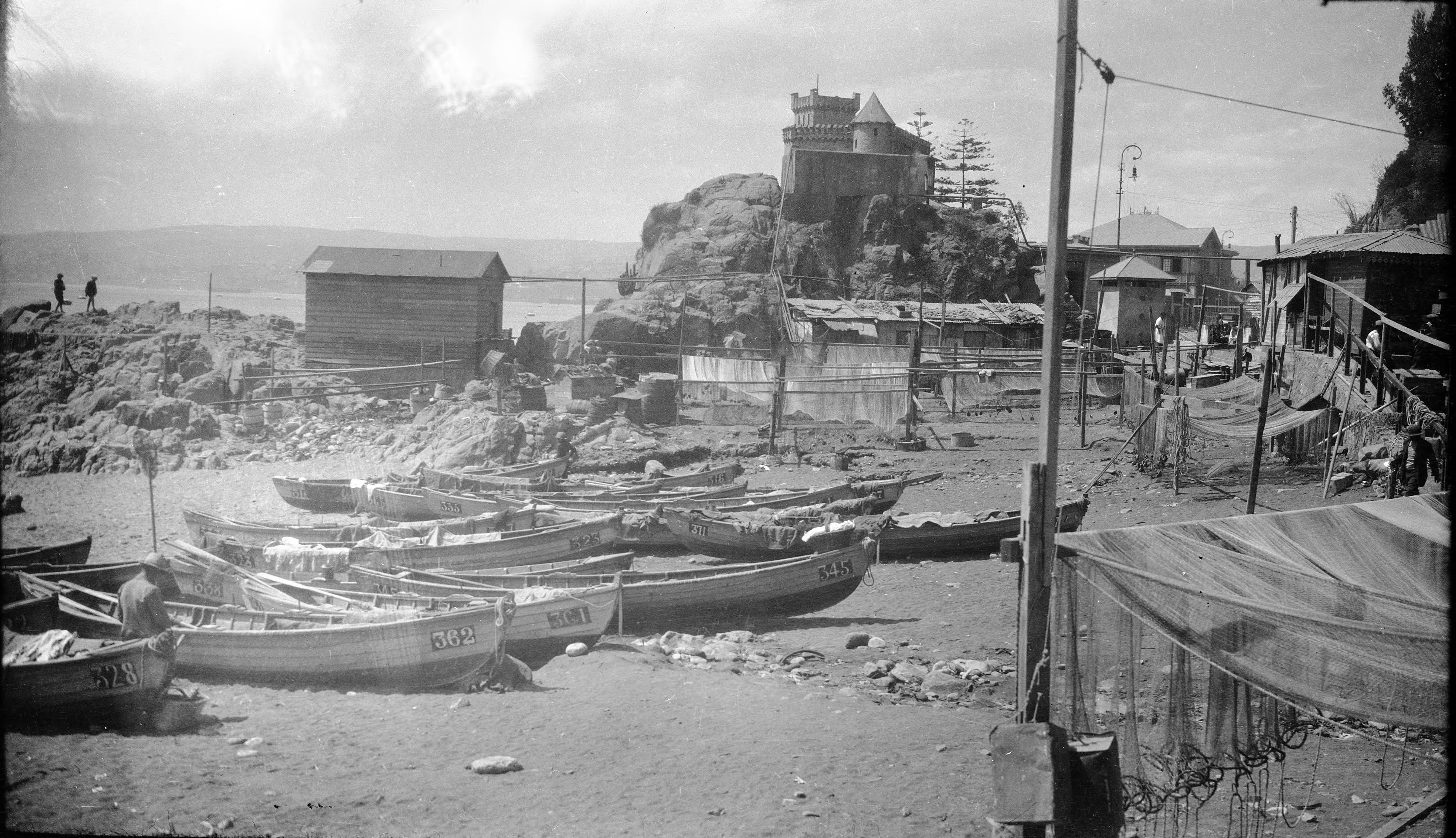 Caleta el Membrillo, Valparaíso, 1930