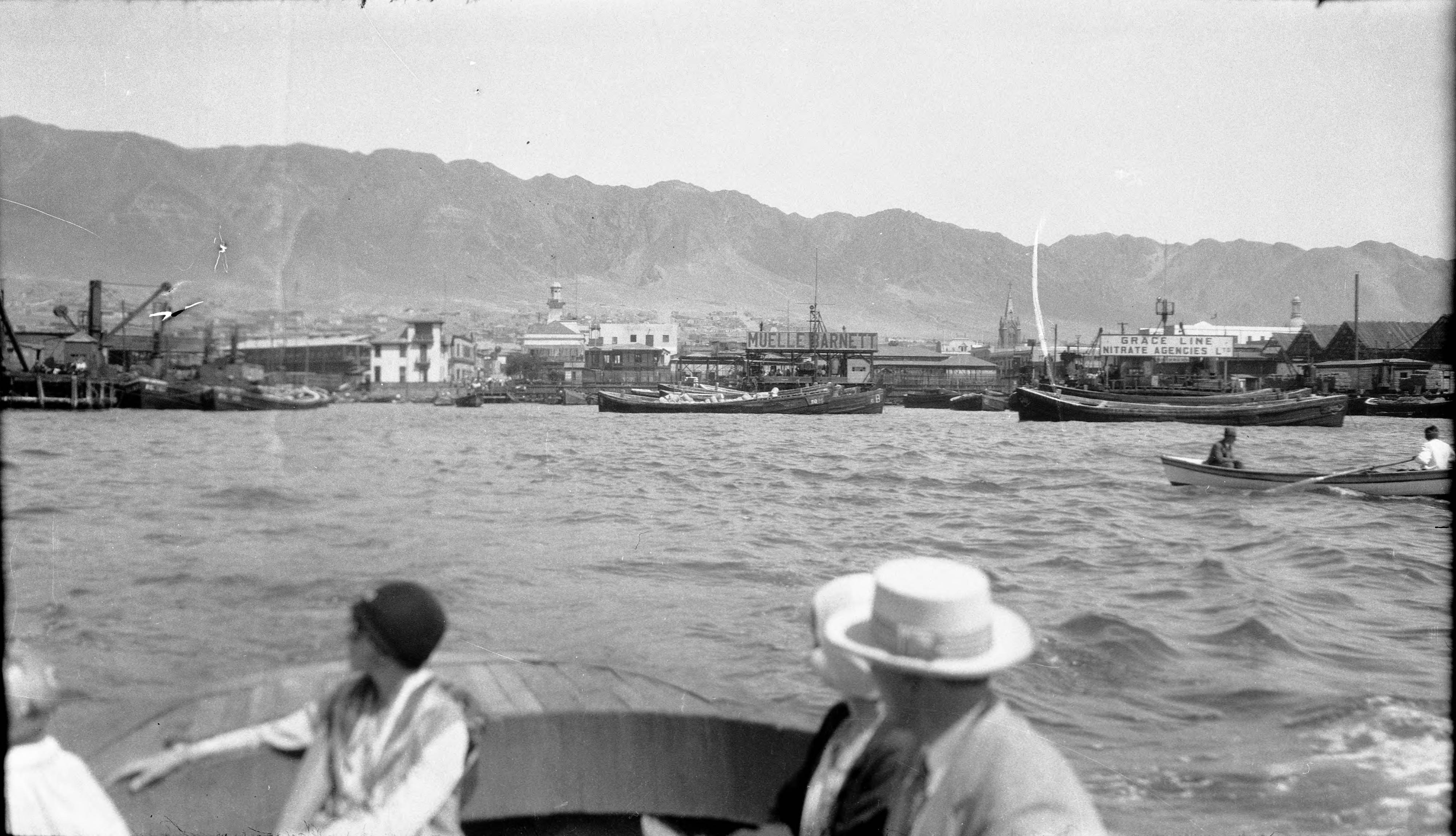 Antofagasta desde el mar, 1930