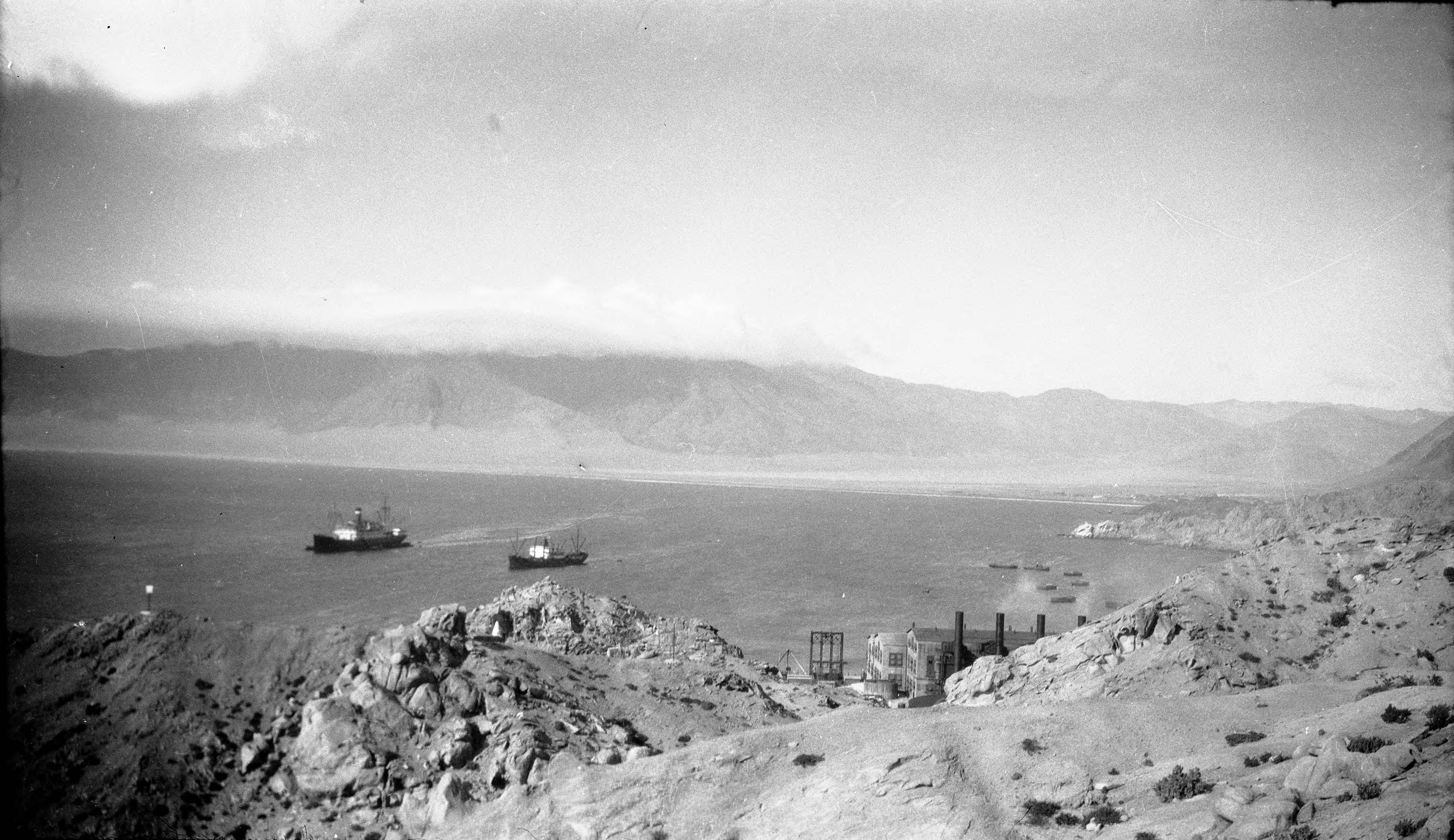 Vista de la Bahía de Barquito y Chañaral, 1930