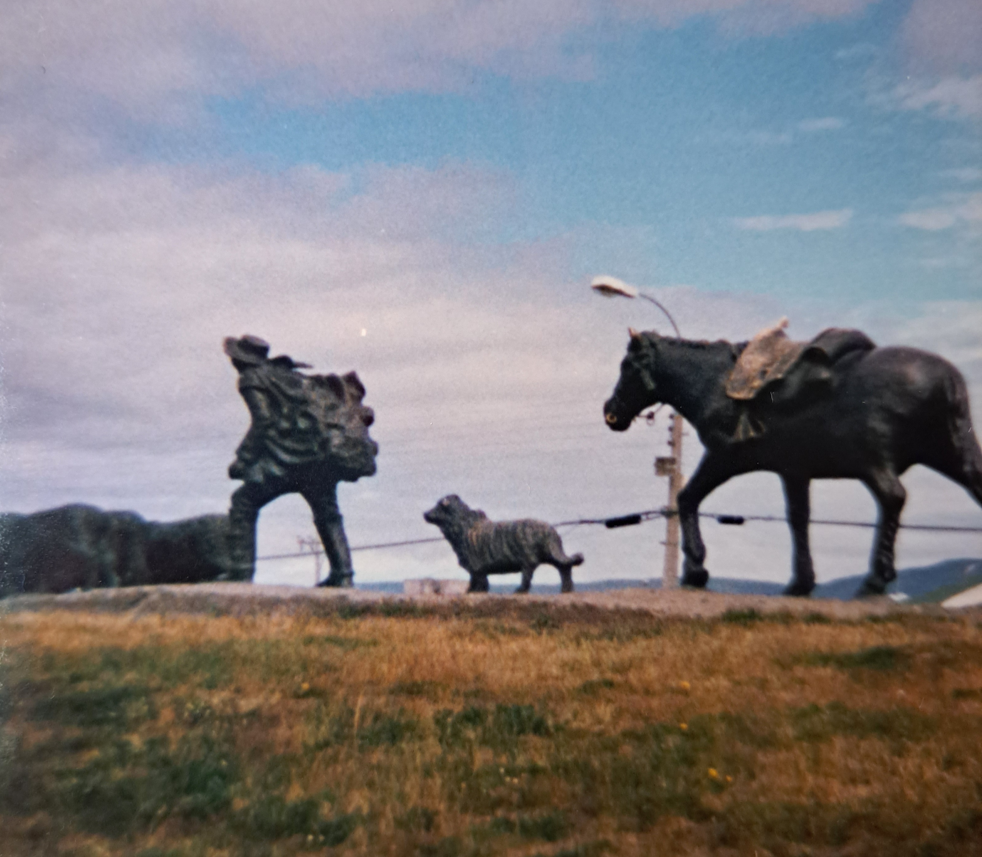 monumento al ovegero en 1986