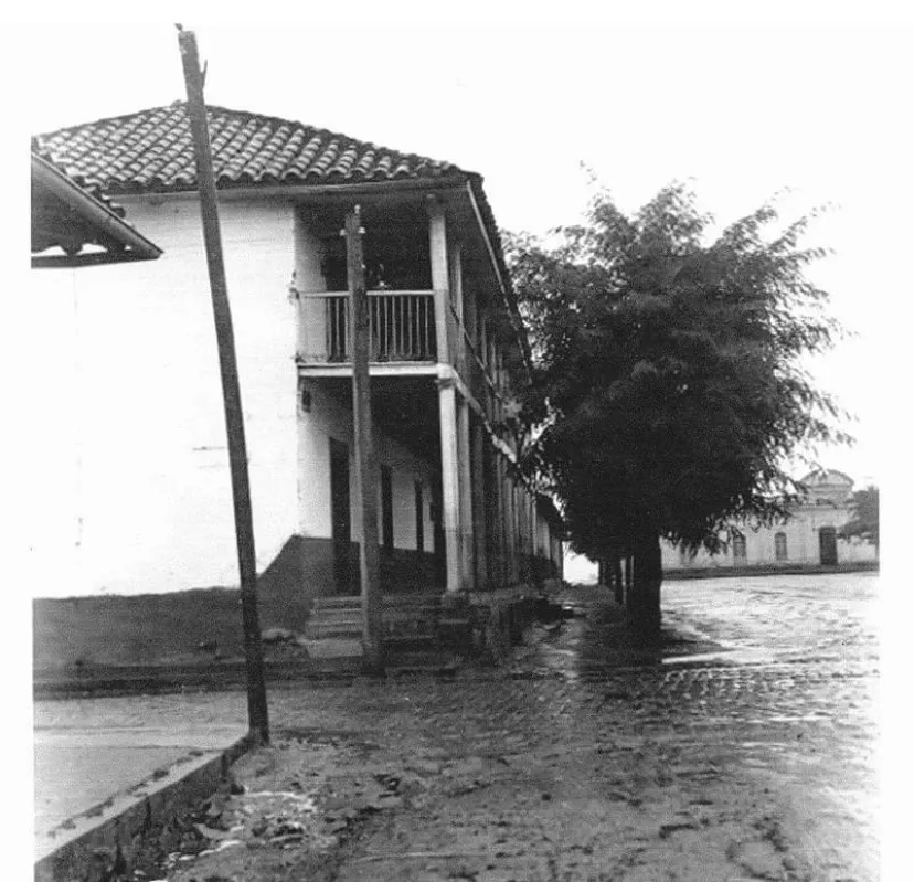 Vista a la Plaza Vieja, Cauquenes, 1919