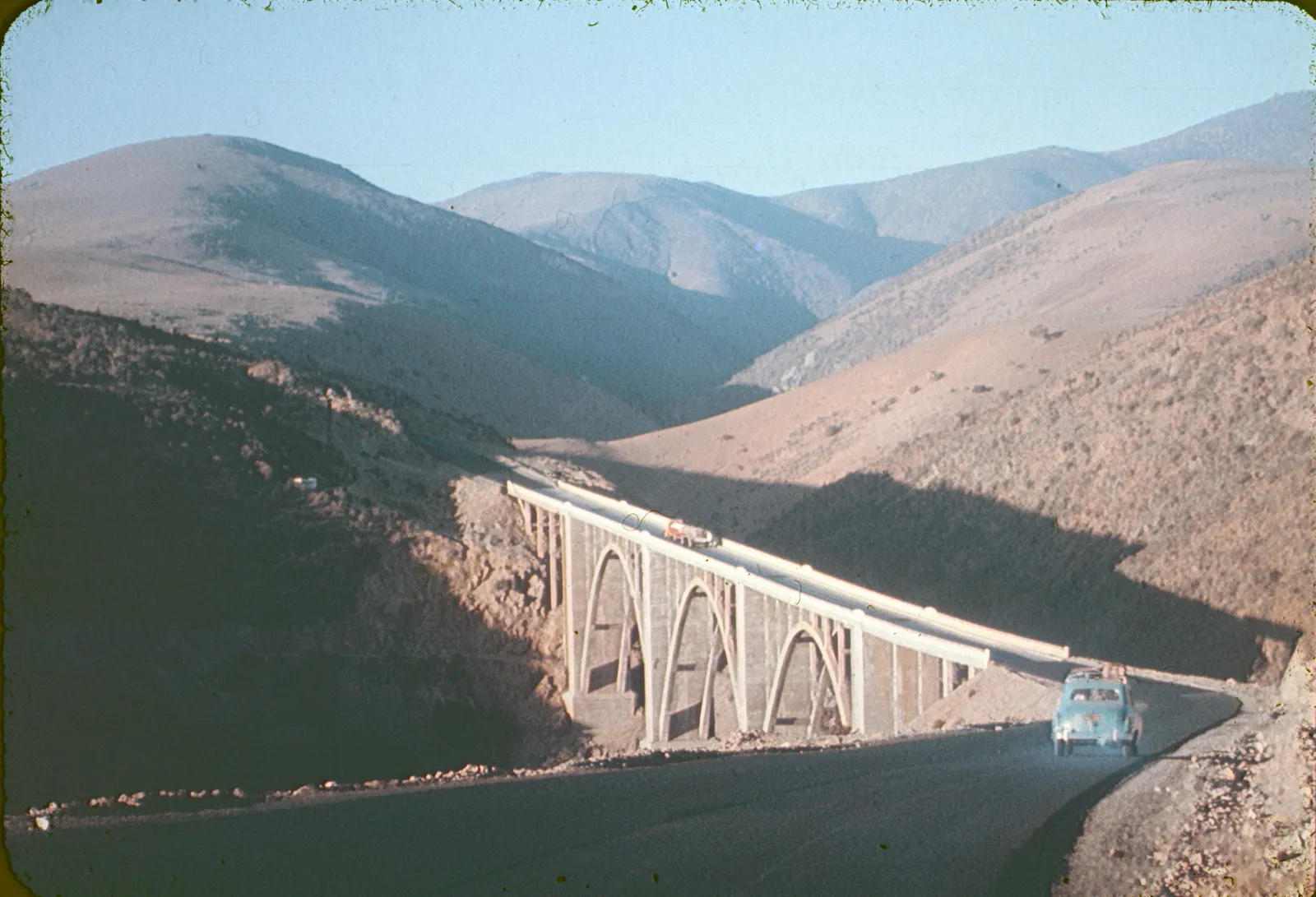 Puente Amolanas de la Ruta 5, años 60s.