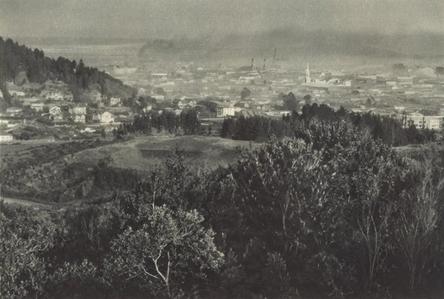 Panorámica de Concepción en 1932