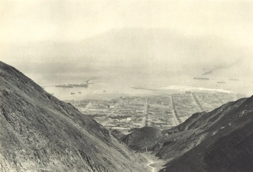 Vista de Antofagasta en 1932