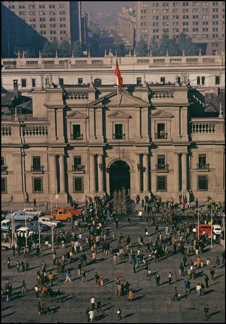 Palacio de la Moneda en 1973