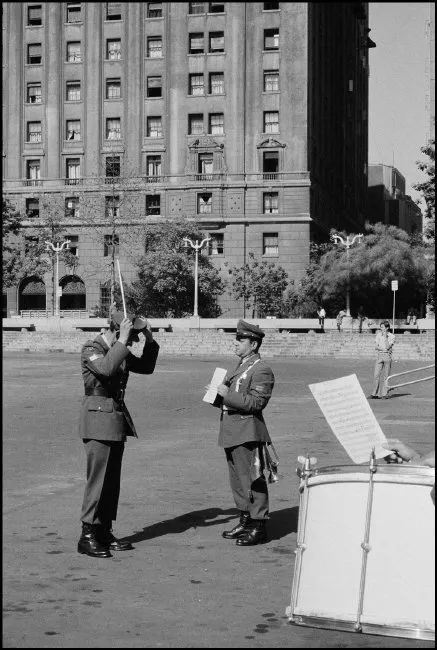 Orquesta en Plaza de la Constitución en 1971