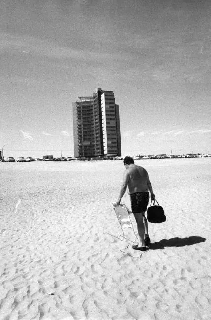 Playa de Valparaiso en 1971.