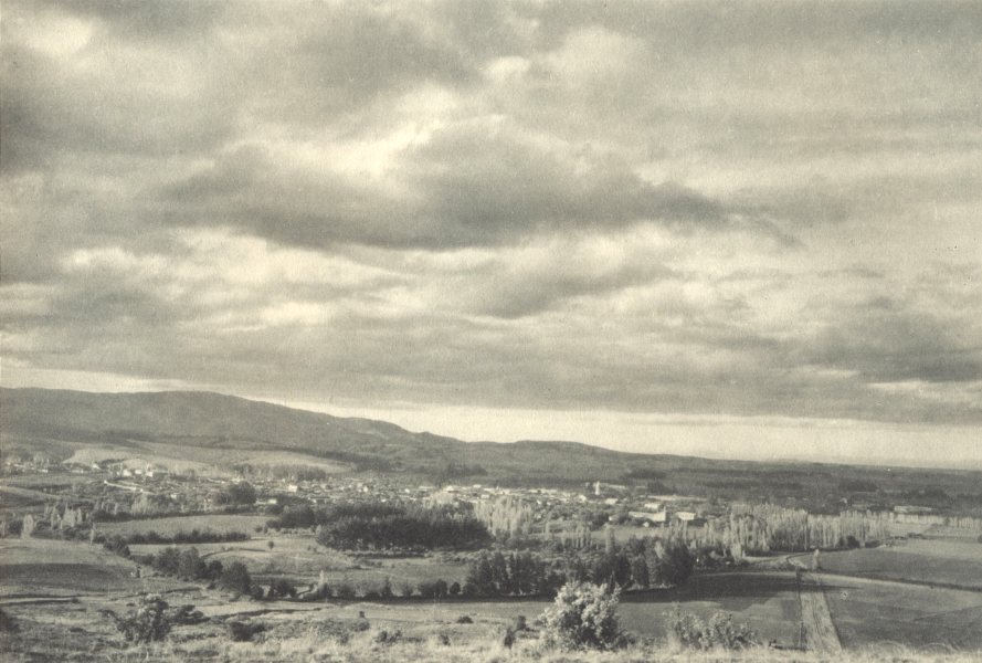 Vista de Angol en 1932