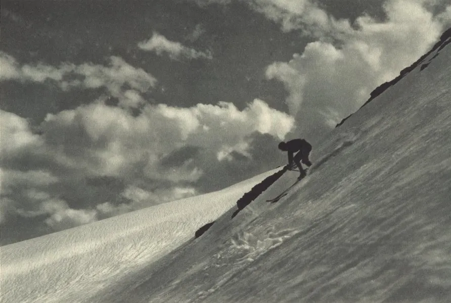 Ski en portillo en 1932