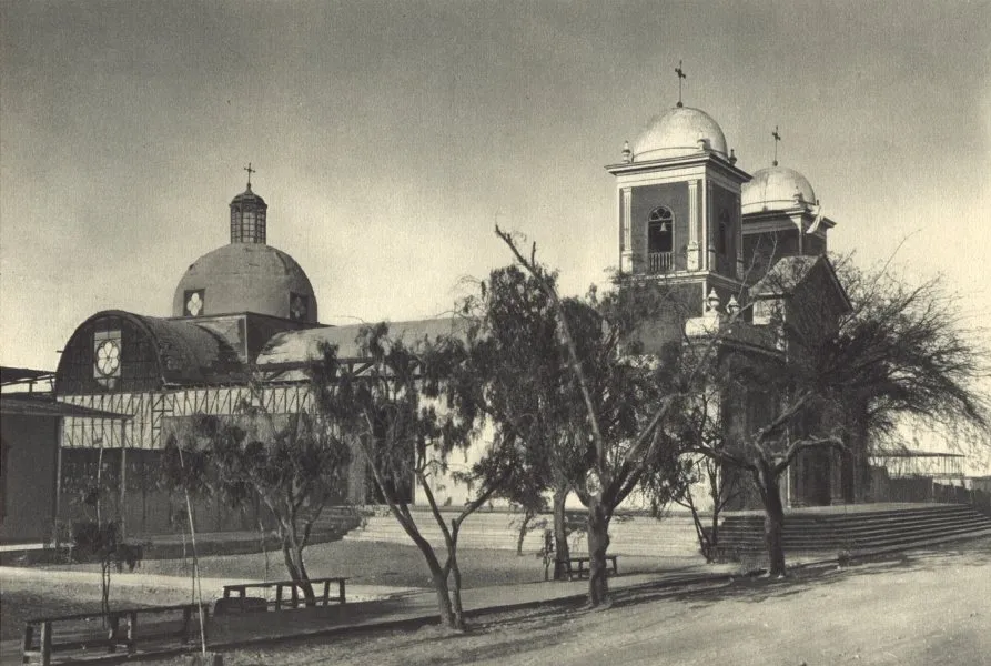 Iglesia de Pica en 1932