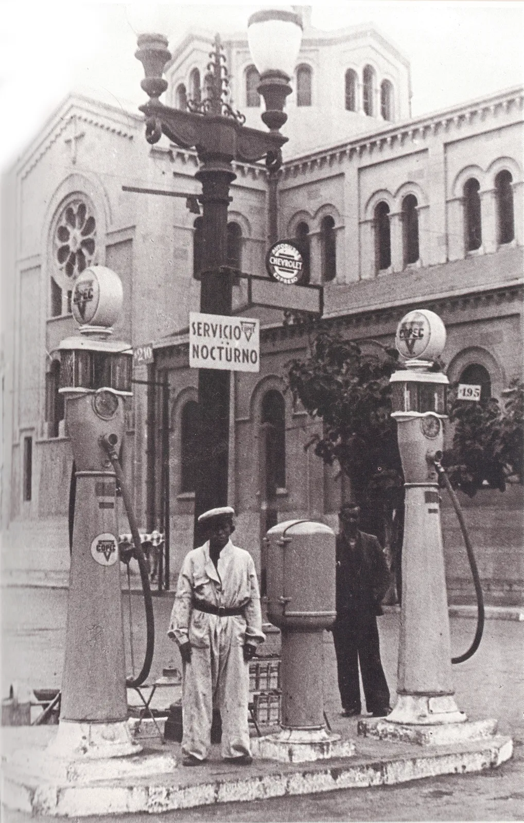 Bomba Copec en Viña del Mar, años 30