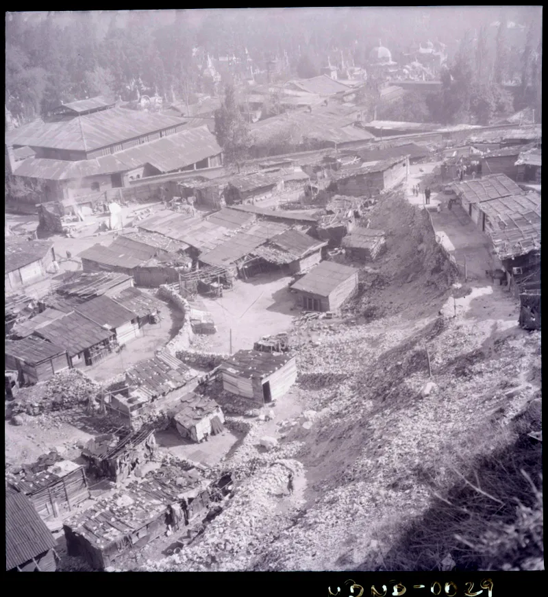 Faldeos del Cerro Blanco en 1953