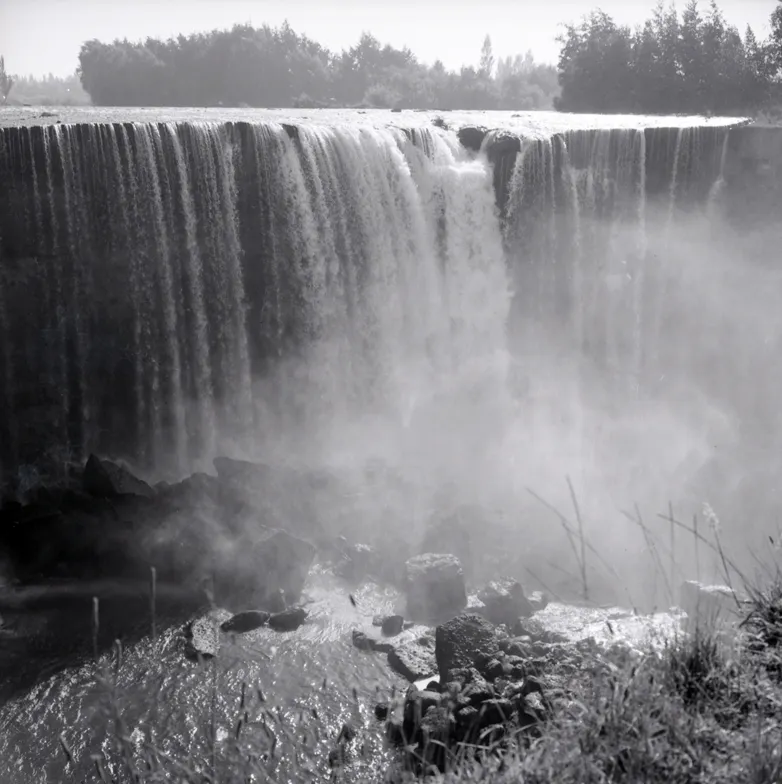 Salto del Laja en los años 60s