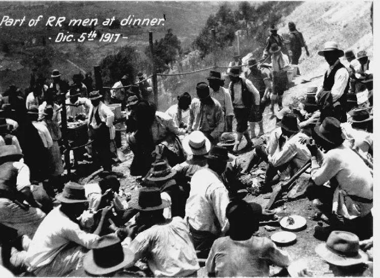 Trabajadores de Sewell, 1917
