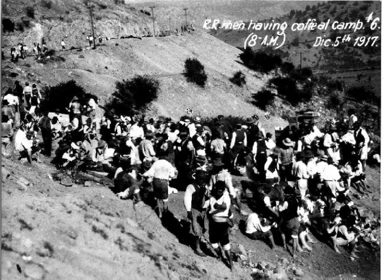 Trabajadores de Sewell, 1917
