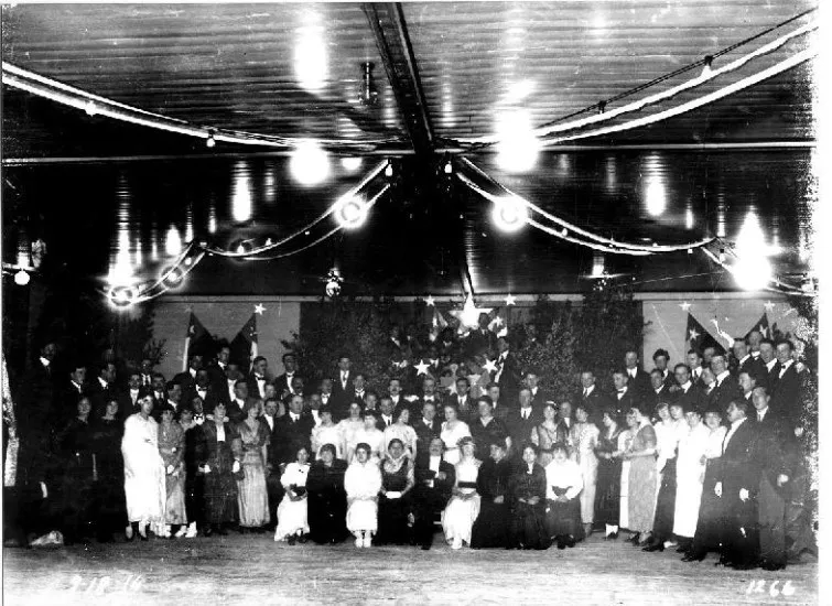 Fiesta de empleados de Sewell, 1916