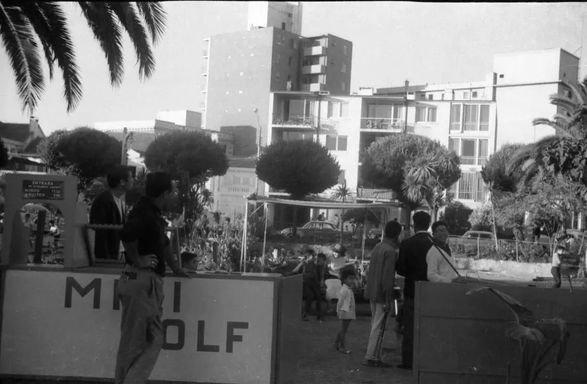 Minigolf de Plaza Colombia, Viña del Mar, 1966