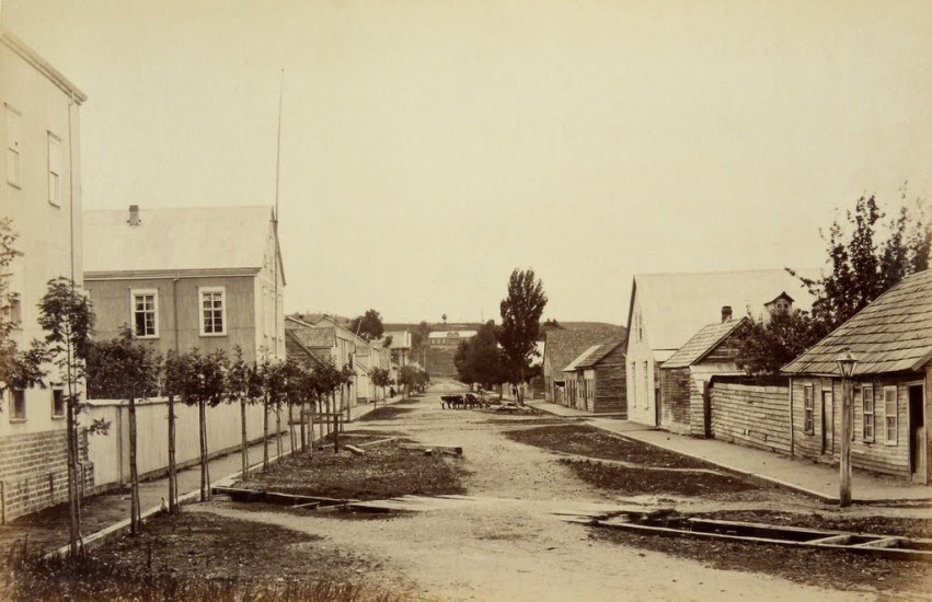 Calle Urmeneta, Puerto Montt, 1893.