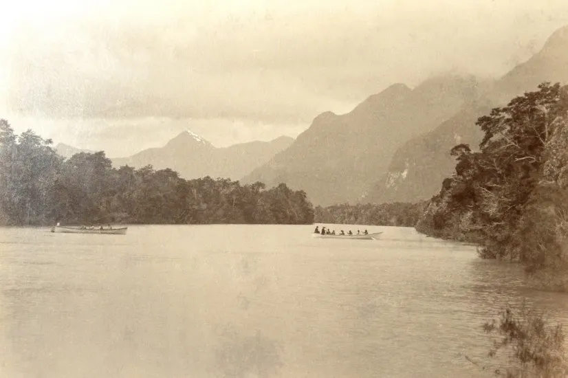 Canal de Garrao, Palena, 1893.
