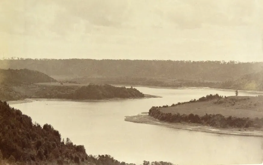 Canal Tenglo en 1893.
