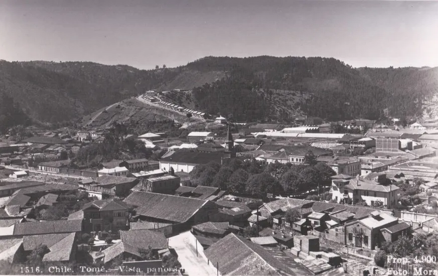 Vista de Tomé alrededor de 1930