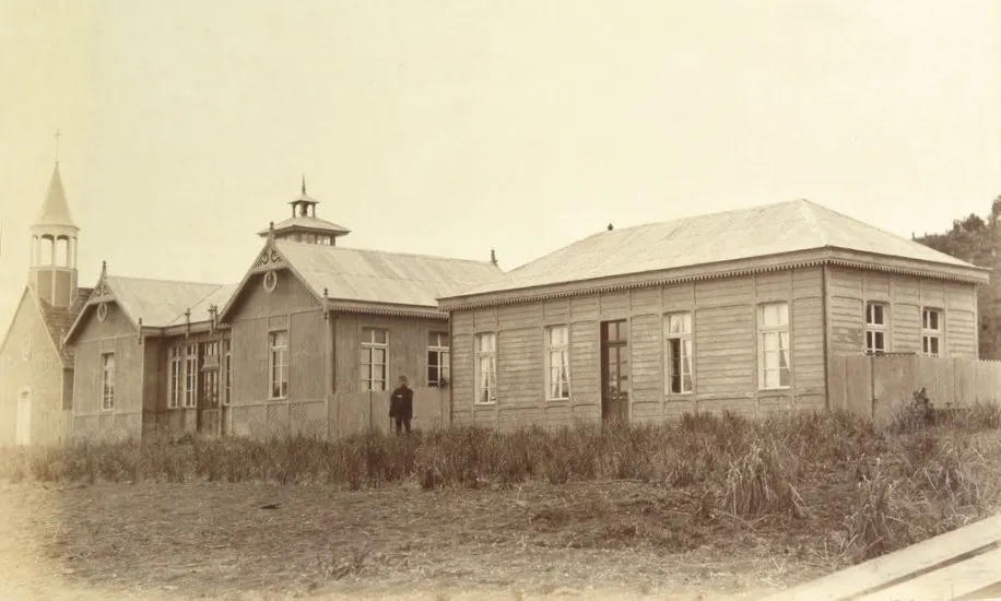 Escuela de Frutillar en 1893.