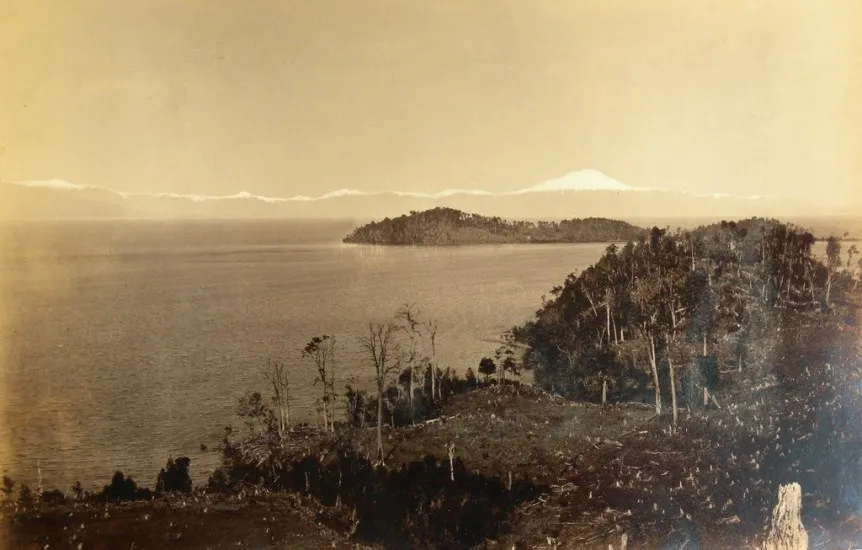 Lago Llanquihue desde Puerto Octay, 1893.