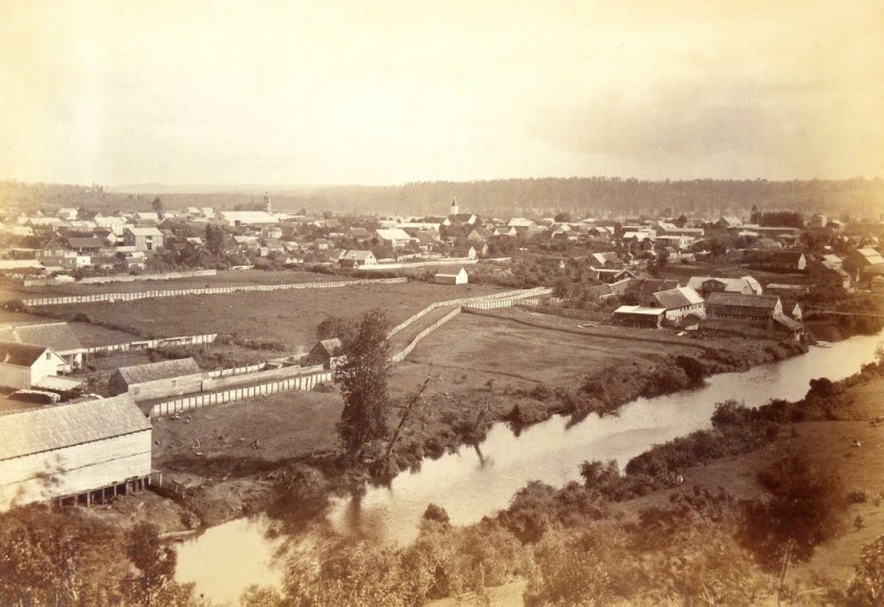 Osorno desde Altos de Pilauco, 1893.