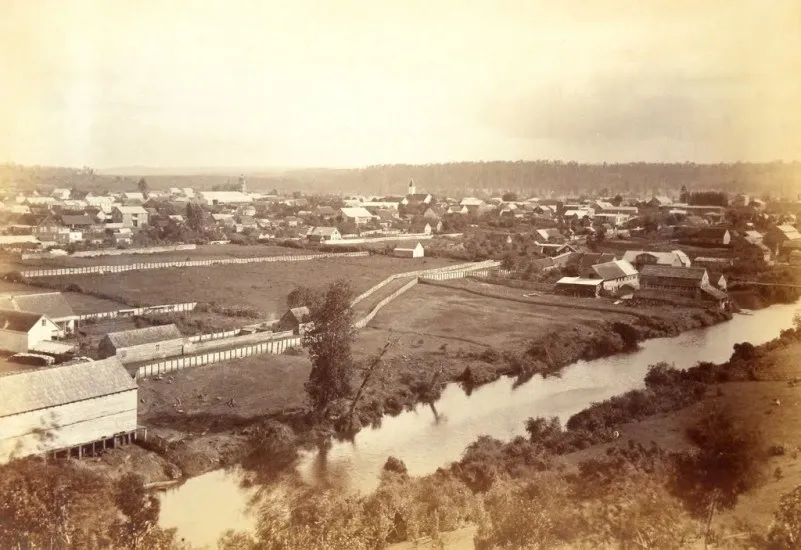 Osorno desde Altos de Pilauco, 1893.