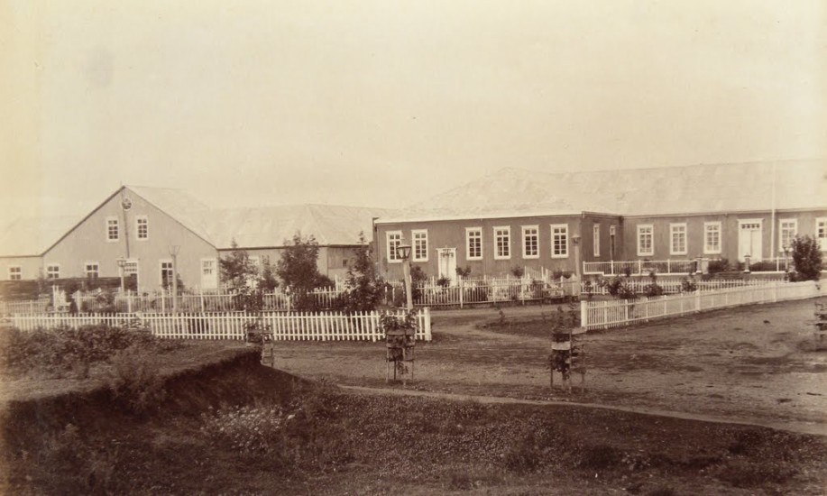 Plaza de Ancud en 1893.