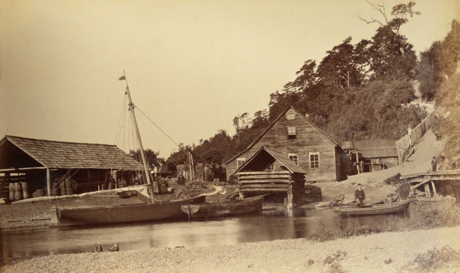 La Poza, Lago Llanquihue en 1893.