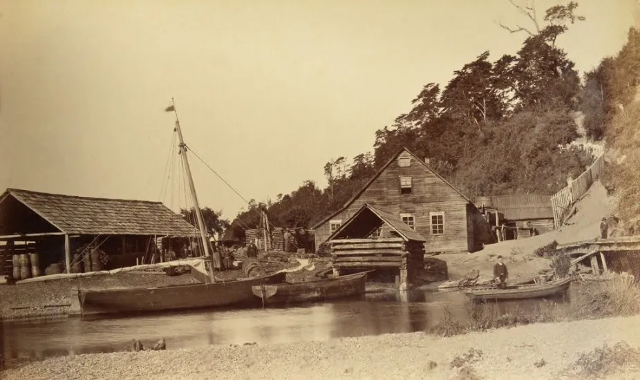 La Poza, Lago Llanquihue en 1893.