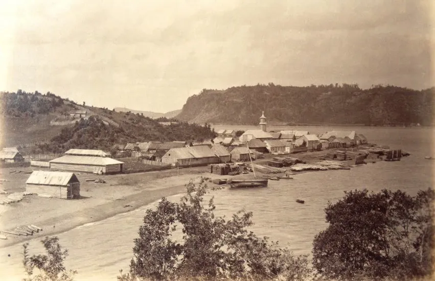 Puerto de Quemchi, 1893.