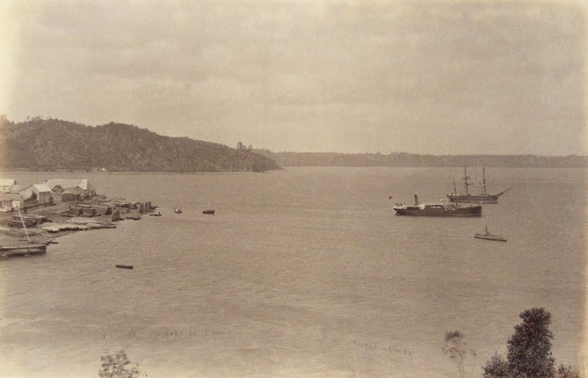 Puerto de Quemchi, 1893.