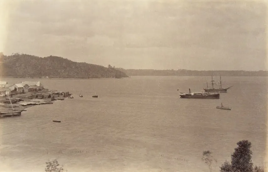 Puerto de Quemchi, 1893.