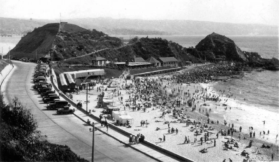 Las Salinas de Viña del Mar en los 30s'