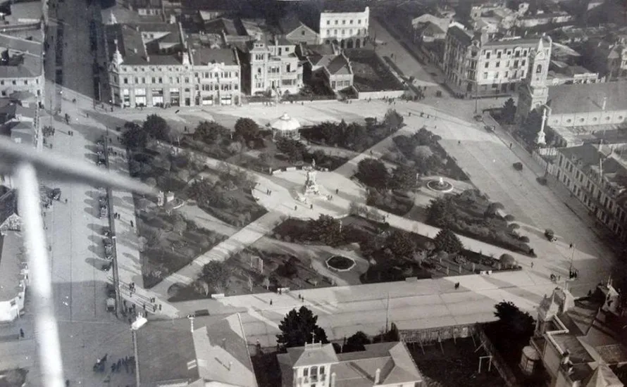 Plaza Muñoz Gamero de Punta Arenas 1920