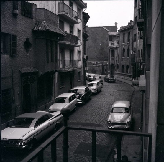 Calle Londres de Santiago, en 1965.
