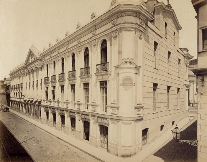 Calle Cochrane de Valparaíso, ca. 1870s
