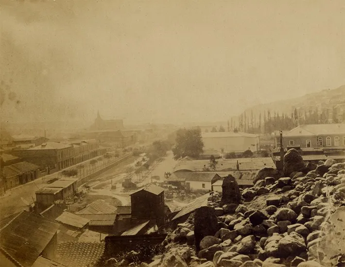 Av. Argentina de Valparaíso, ca. 1870s