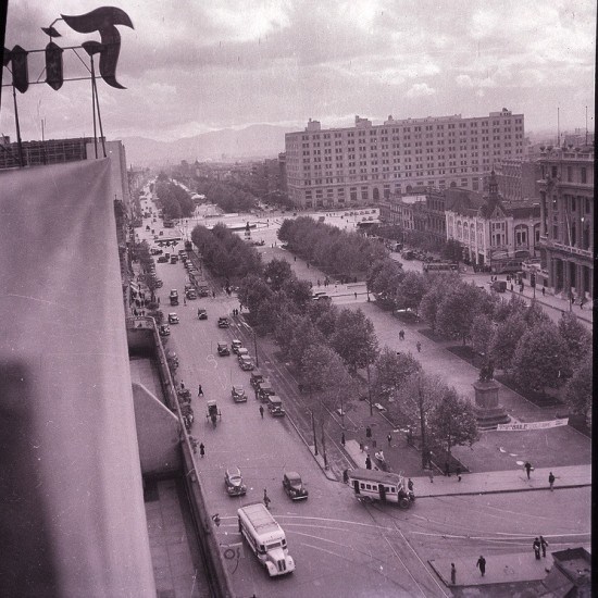 Alameda de Santiago alrededor de 1935