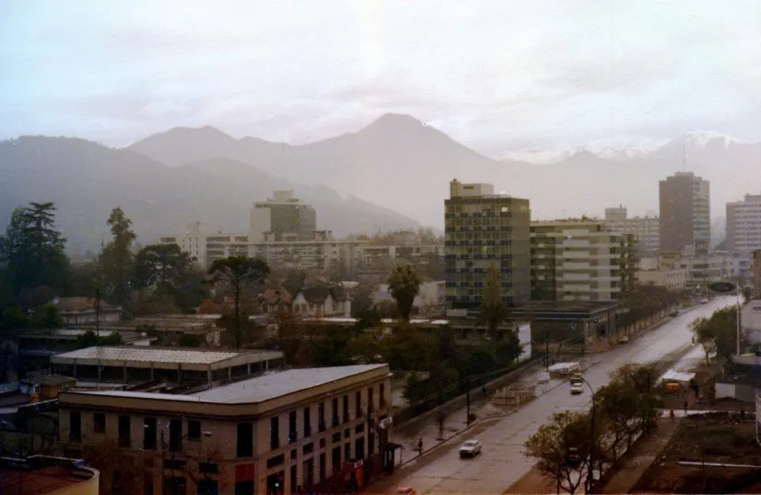 Avenida Providencia en 1980