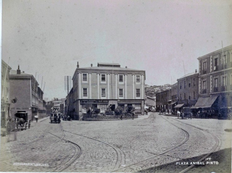 Plaza Aníbal Pinto de Valparaíso, 1888