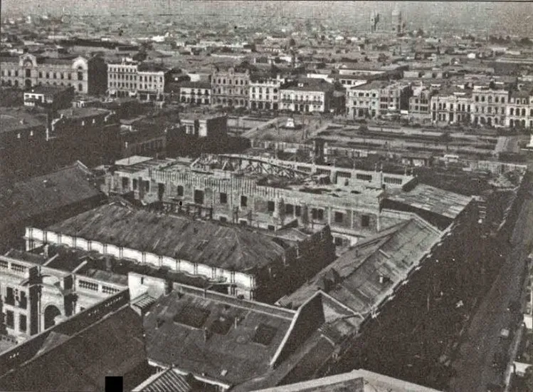 Trabajos en La Moneda en 1930