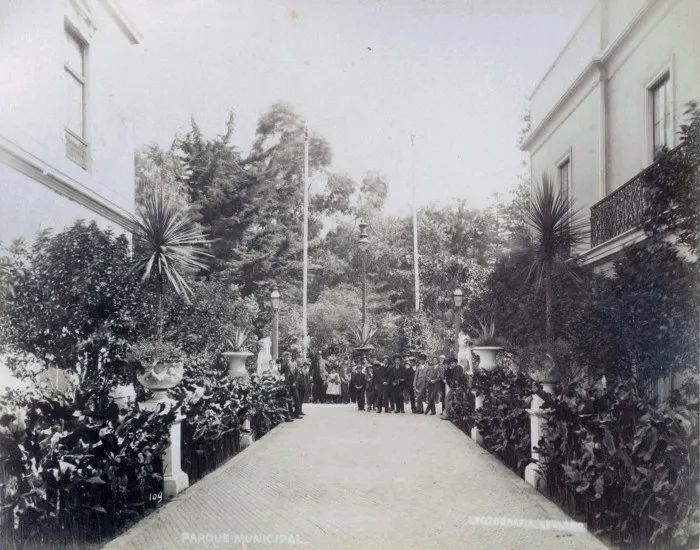 Parque Municipal de Valparaíso en 1888