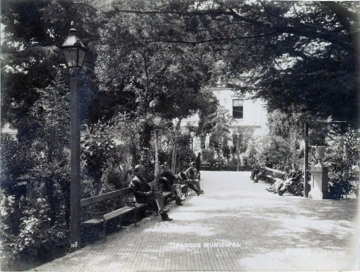 Parque Municipal de Valparaíso en 1888
