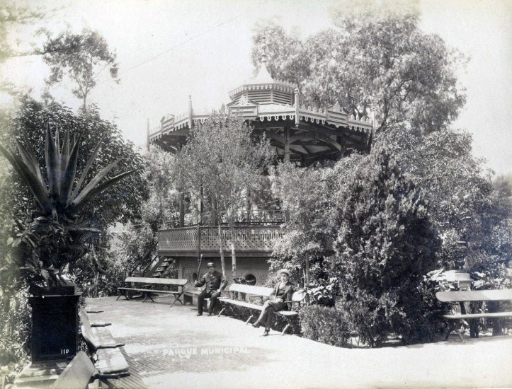 Parque Municipal de Valparaíso en 1888