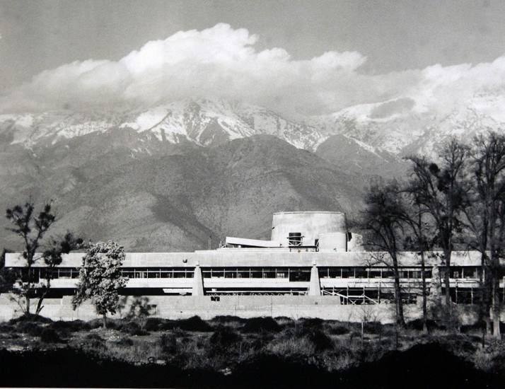 Edificio de la Cepal en construcción en 1966