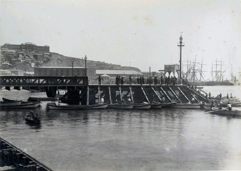 Muelle de Pasajeros de Valparaíso, 1888