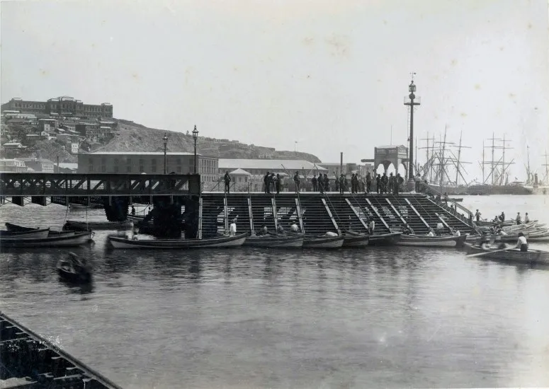 Muelle de Pasajeros de Valparaíso, 1888